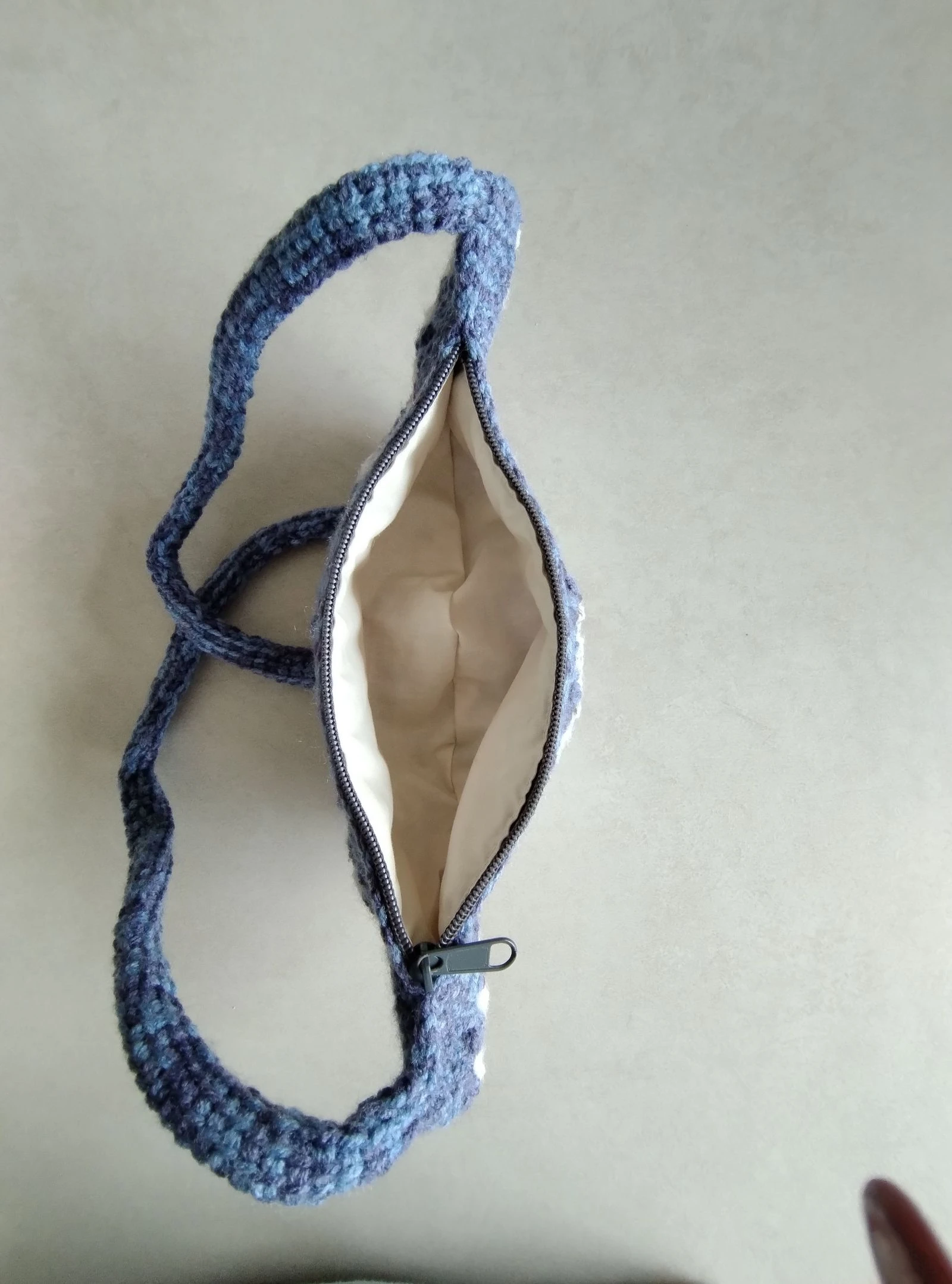 ✨ crossbody bag phone bag festival bag handmade blue – photo 4